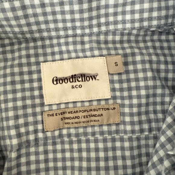 Goodfellow & Co The Every Wear Poplin Button-Up Shirt S, NWOT - Picture 3 of 9